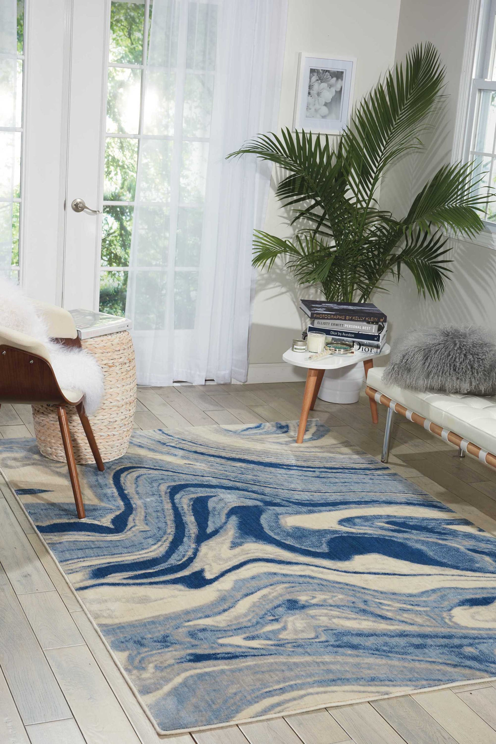 Nourison Home Somerset  Light Blue  Contemporary