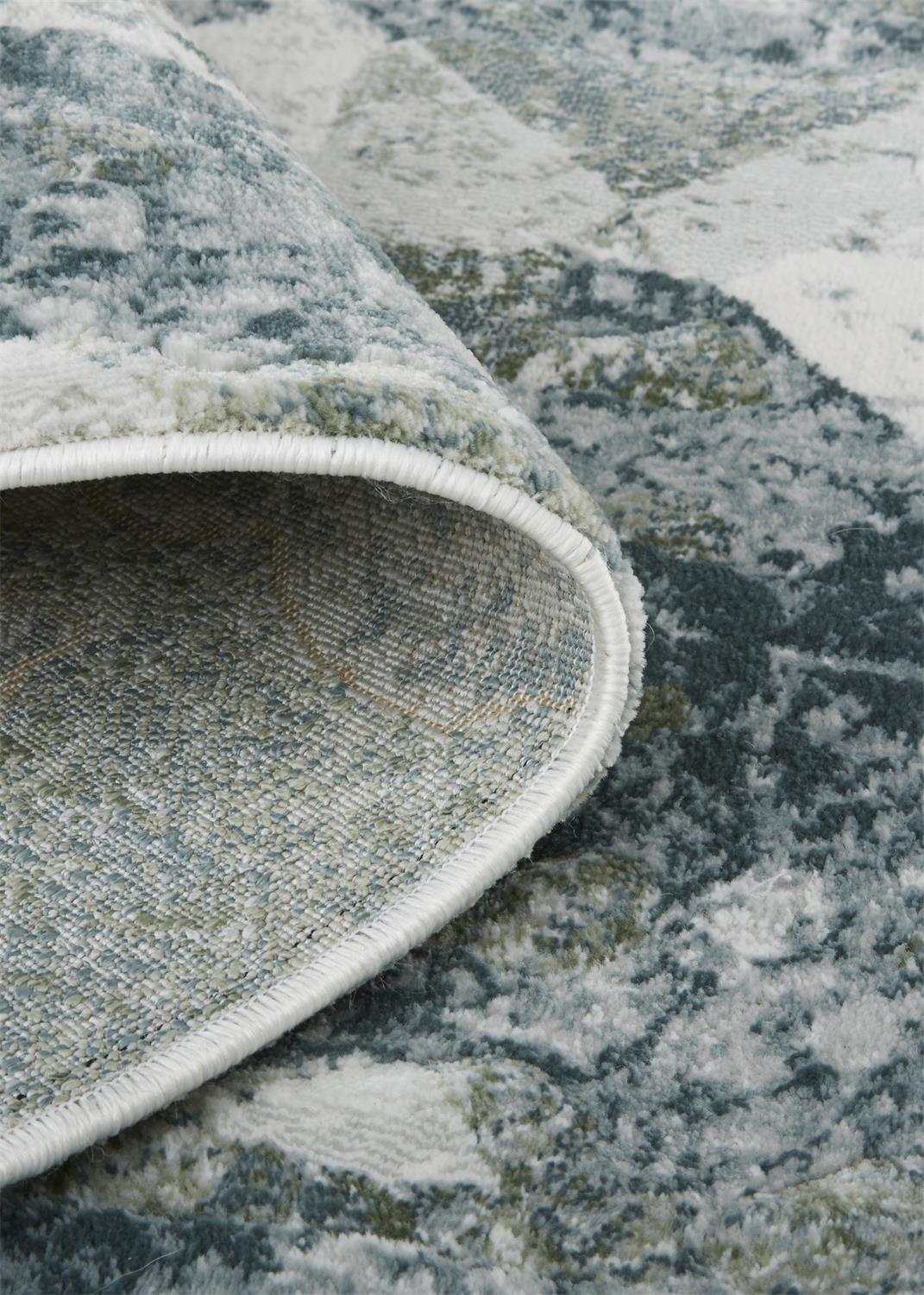 Feizy Atwell 3868F Green Multi Transitional/Casual/Rustic Machine Woven Rug - Rugs - Feizy - Atlanta Designer Rugs