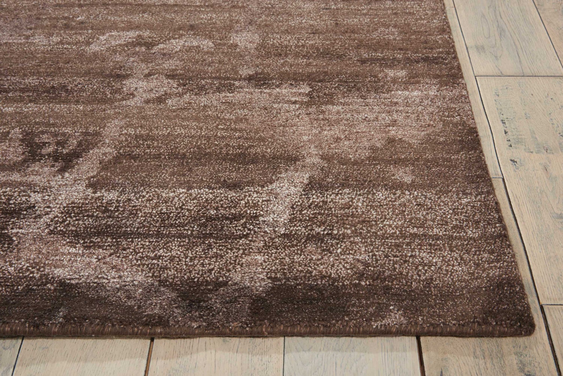 Nourison Home Silk Shadows  Brown  Contemporary