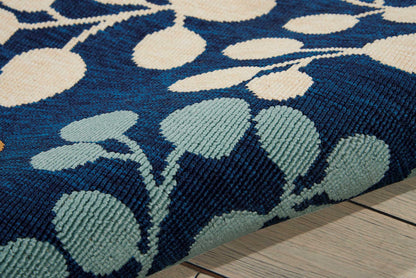 Nourison Home Caribbean  Navy  Contemporary