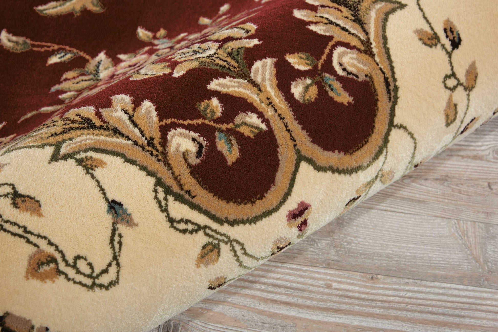 Nourison Home Bordeaux  Burgundy  Traditional