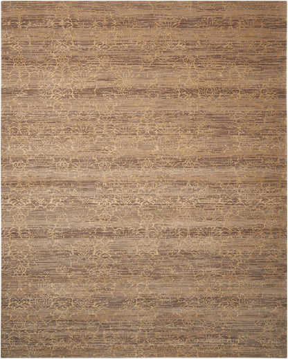 Nourison Home Silken Allure SLK26 Latte Contemporary Loomed Rug
