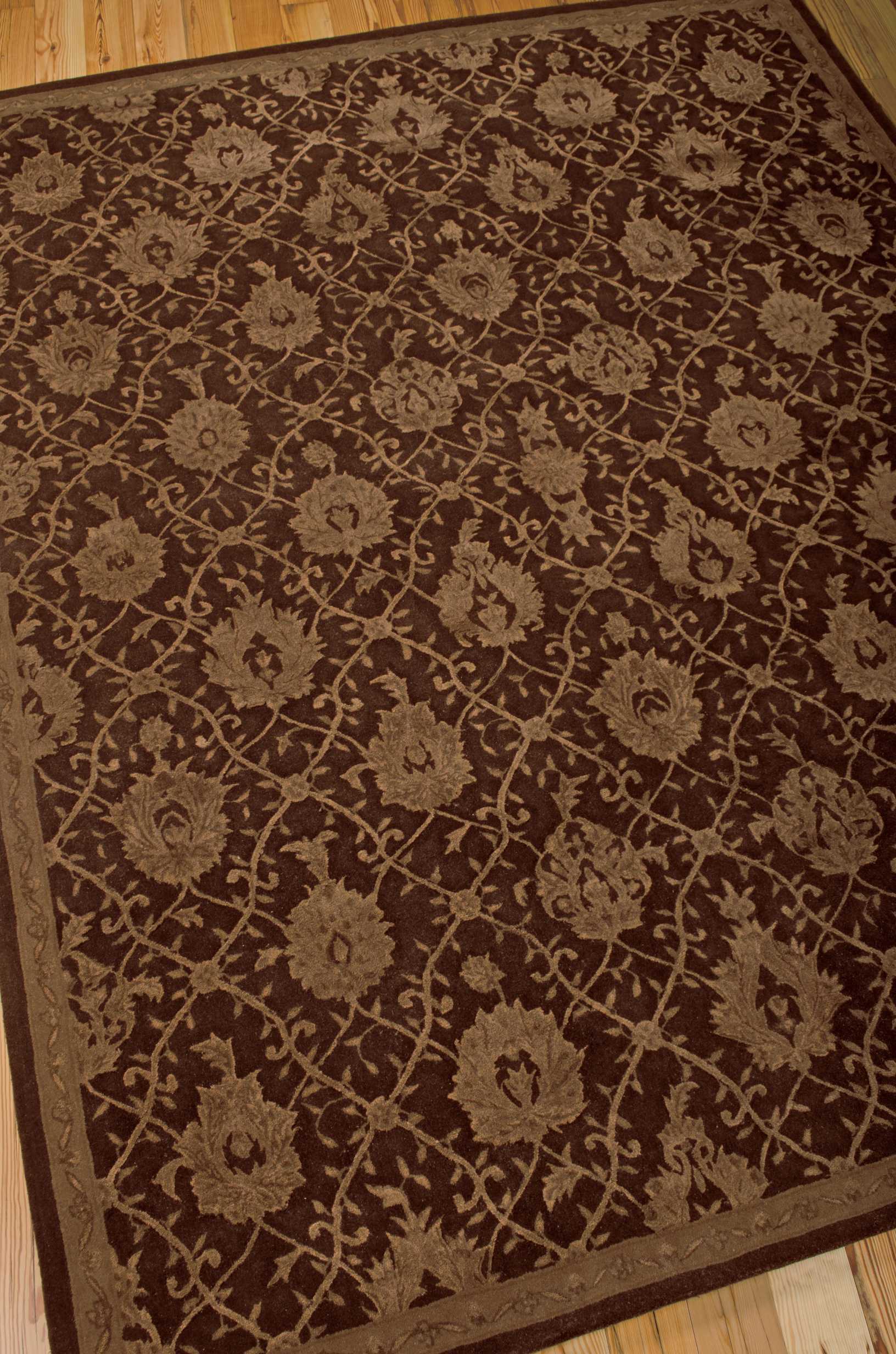 Nourison Home Regal  Chocolate  Traditional