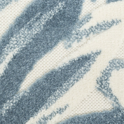 Nourison Home Aloha  Ivory Blue  Contemporary
