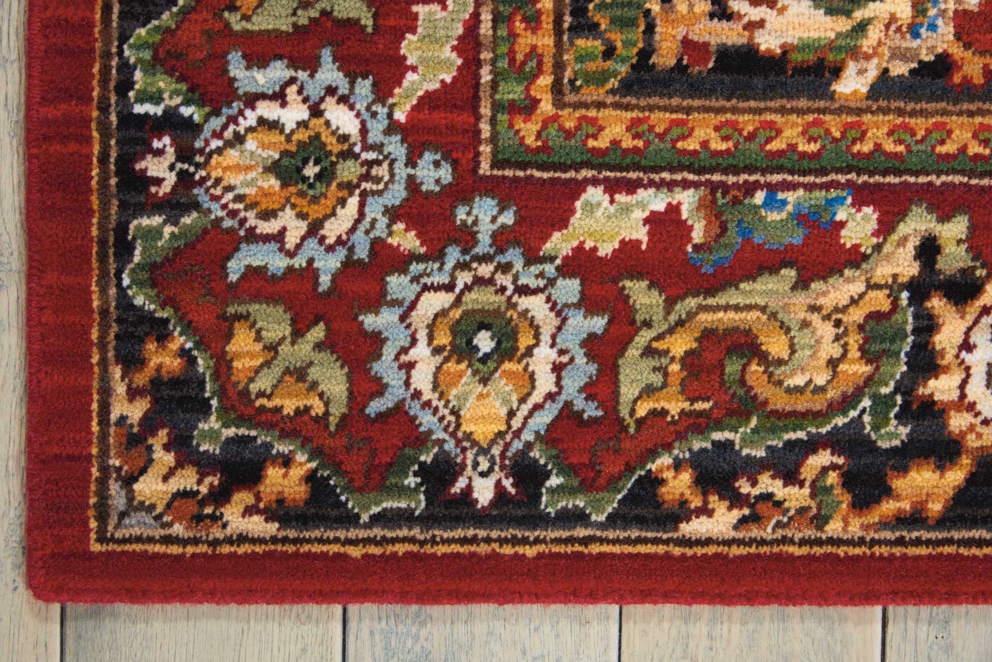 Nourison Home Timeless  Red  Traditional