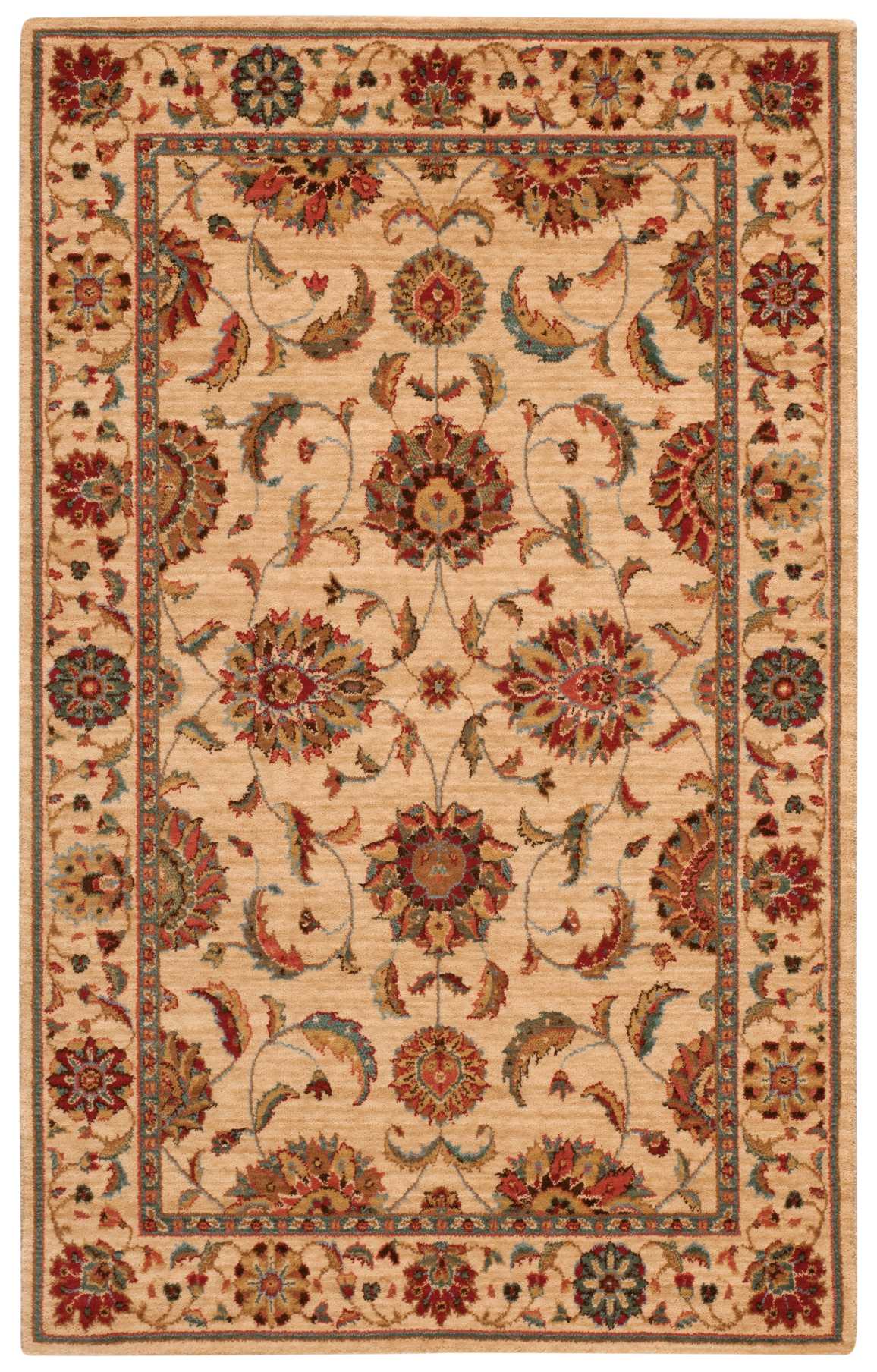 Nourison Home Living Treasures LI04 Ivory Traditional Loom-woven Rug