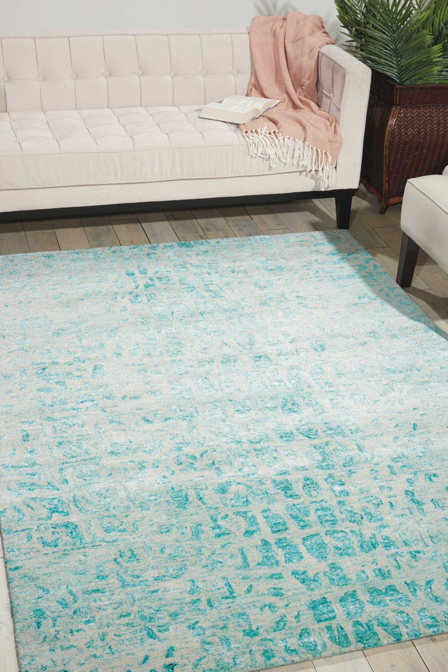 Nourison Home Gemstone  Jade  Contemporary
