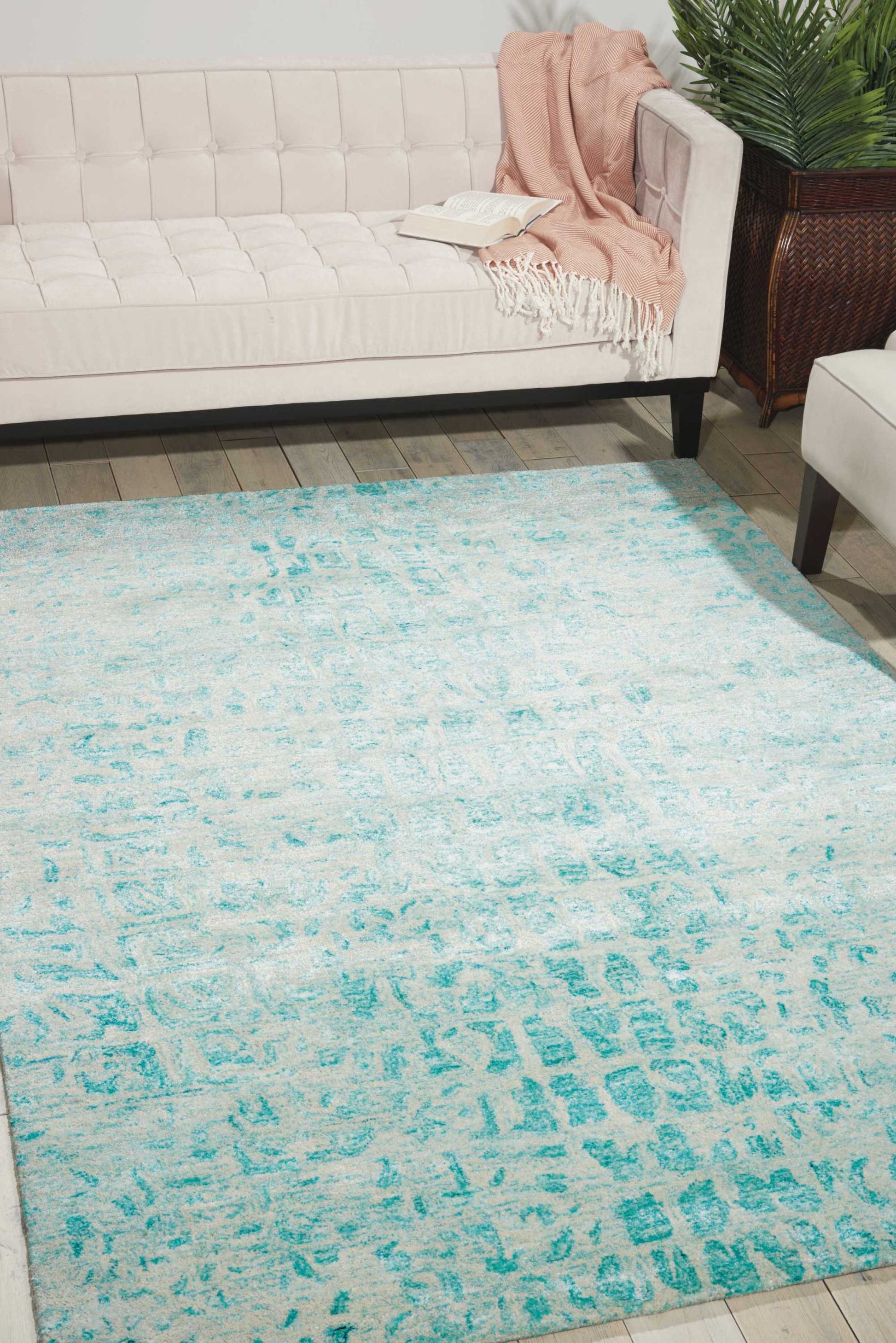 Nourison Home Gemstone  Jade  Contemporary