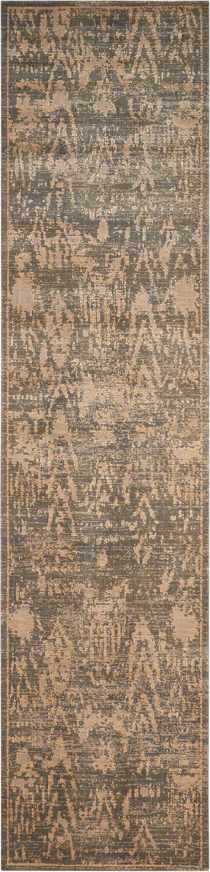 Nourison Home Silken Allure SLK17 Slate Traditional Loomed Rug