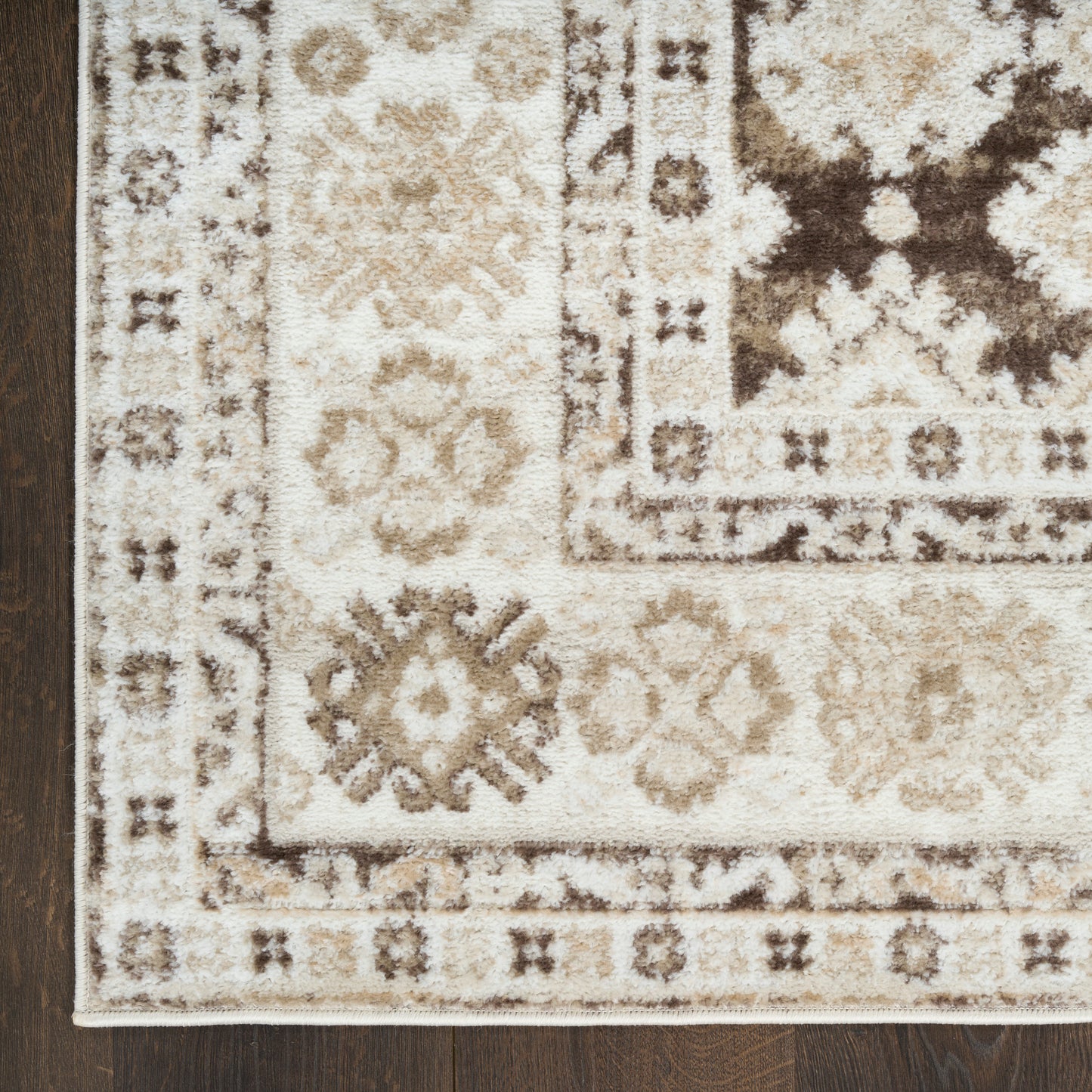 Nourison Home Dekor  Ivory Brown  Traditional