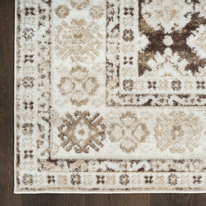 Nourison Home Dekor  Ivory Brown  Traditional