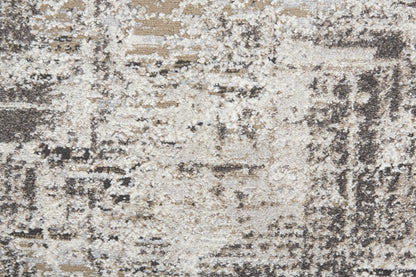 Feizy Vancouver  Ivory Charcoal Modern/Industrial