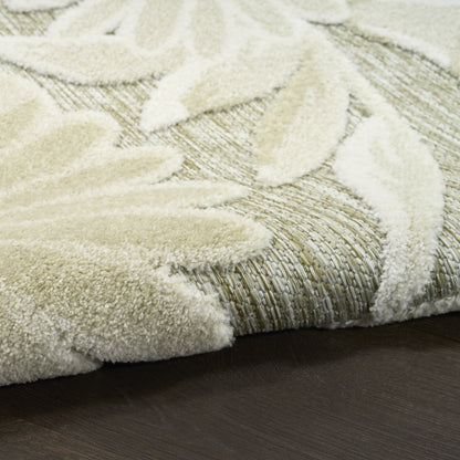 Nourison Home Aloha  Ivory Sage  Contemporary