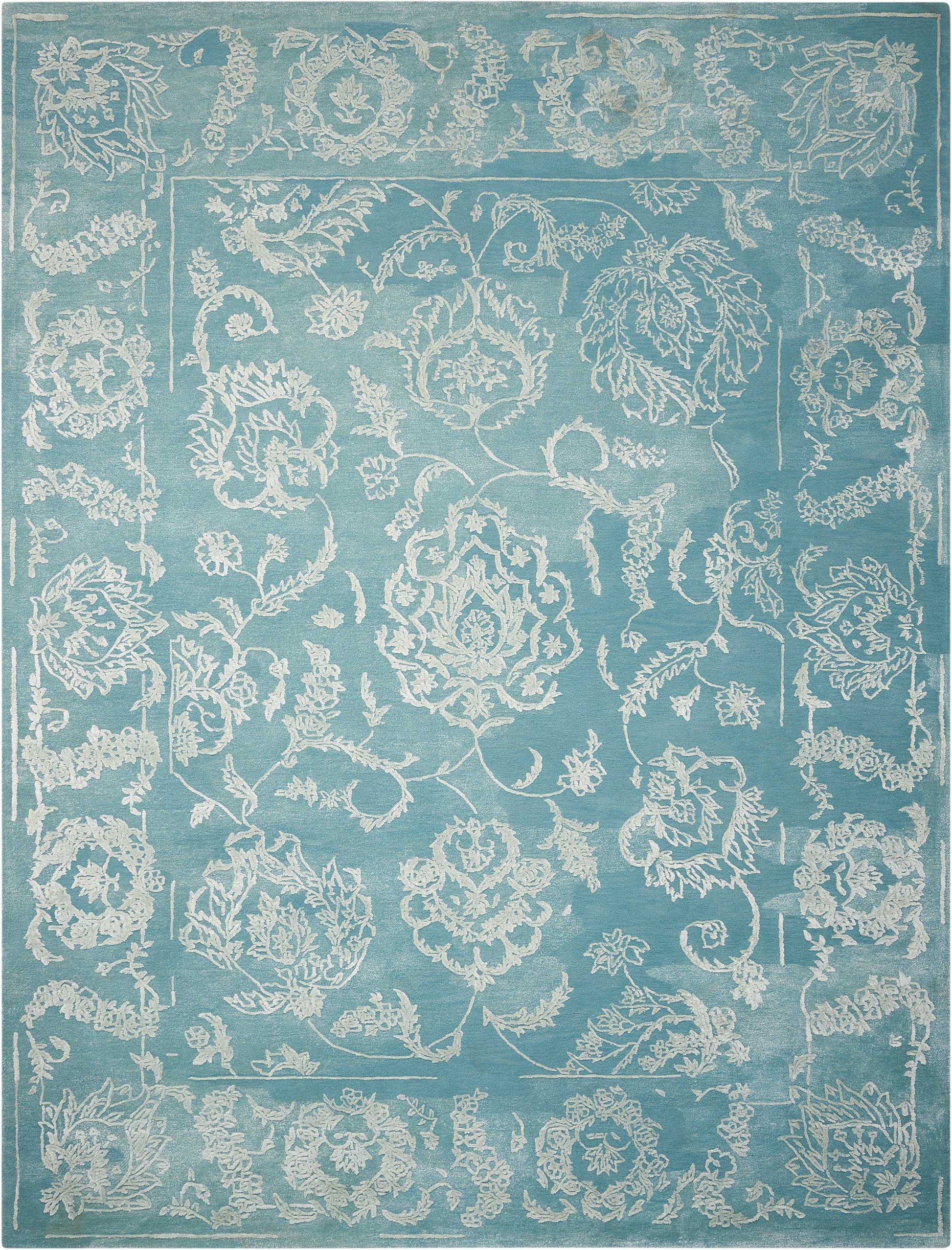 Nourison Home Opaline  Aqua  Transitional