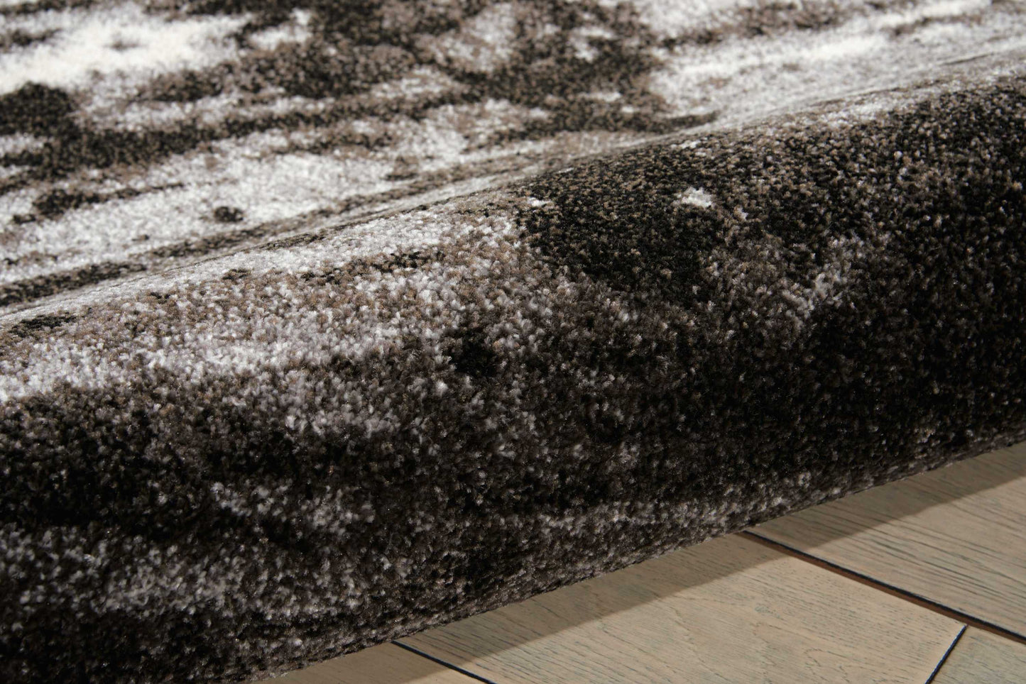 Nourison Home Illusion-KI  Ivory Grey  Contemporary