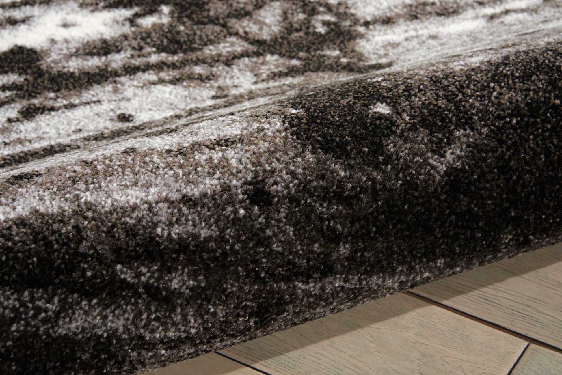 Nourison Home Illusion-KI  Ivory Grey  Contemporary