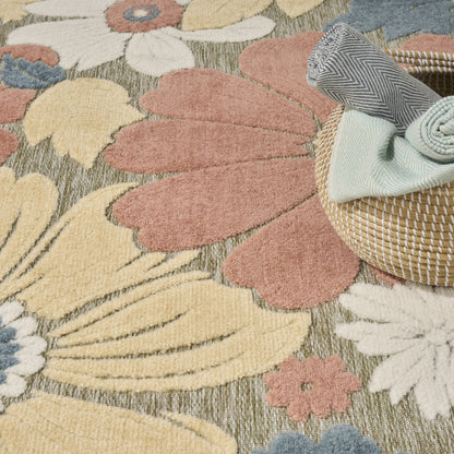 Nourison Home Aloha  Rose  Contemporary