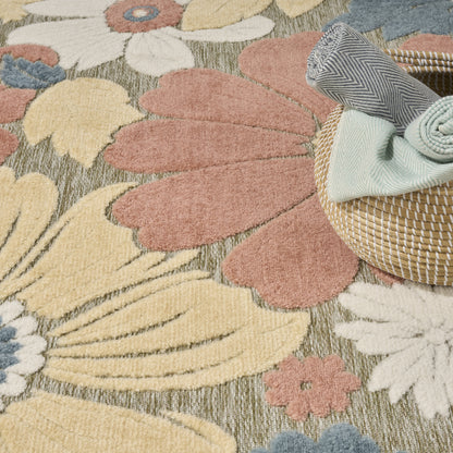 Nourison Home Aloha  Rose  Contemporary