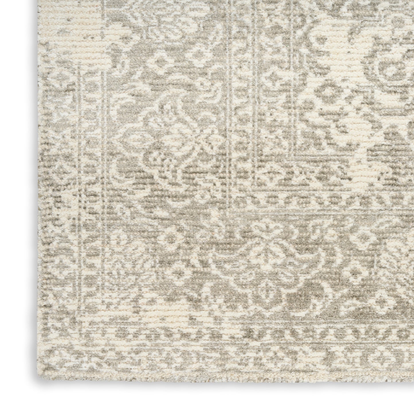 Nourison Home Azalea  Ivory Grey  Traditional
