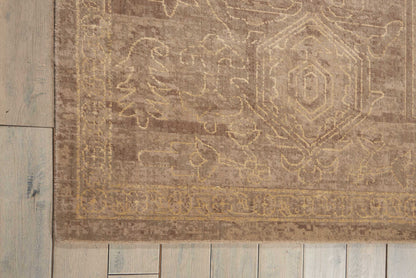 Nourison Home Silken Allure  Taupe  Traditional