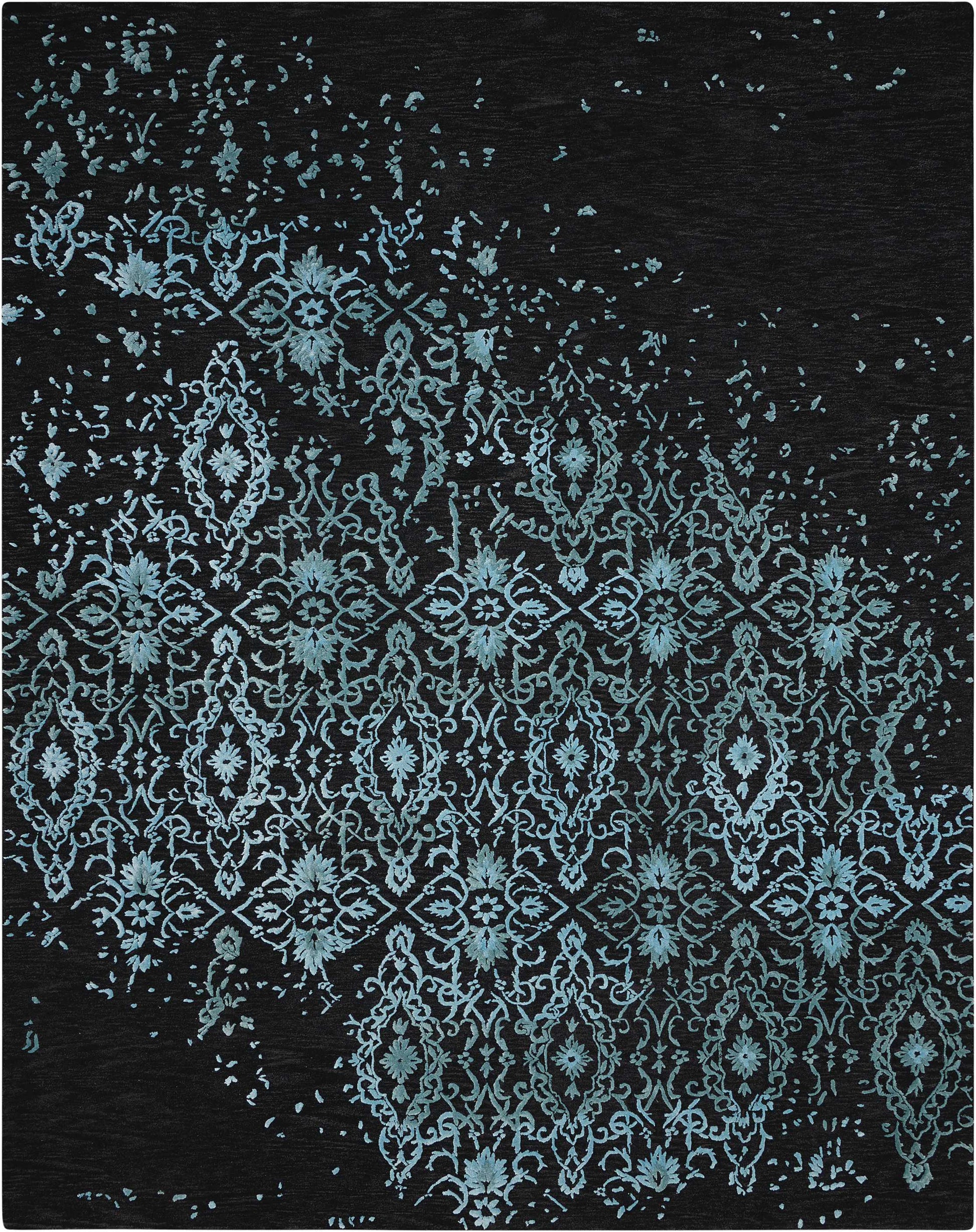 Nourison Home Opaline  Midnight Blue  Transitional