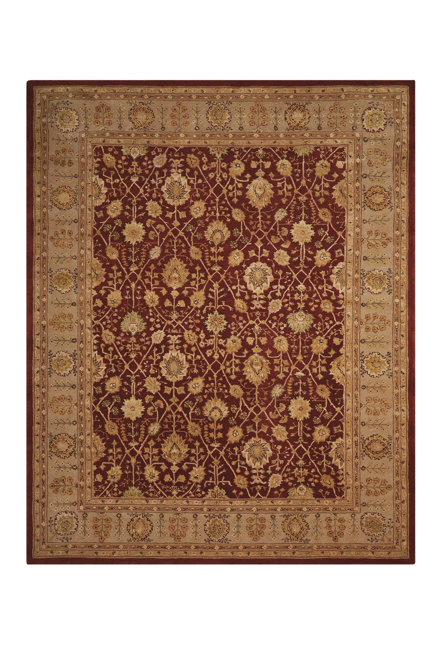 Nourison Home Nourison 3000 3102 Rust Traditional Tufted Rug
