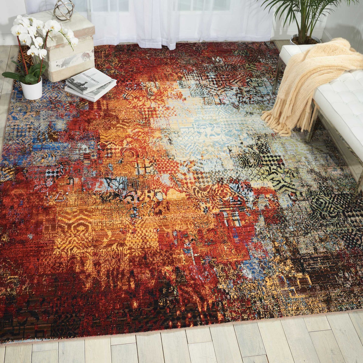Nourison Home Chroma  Ember Glow  Contemporary