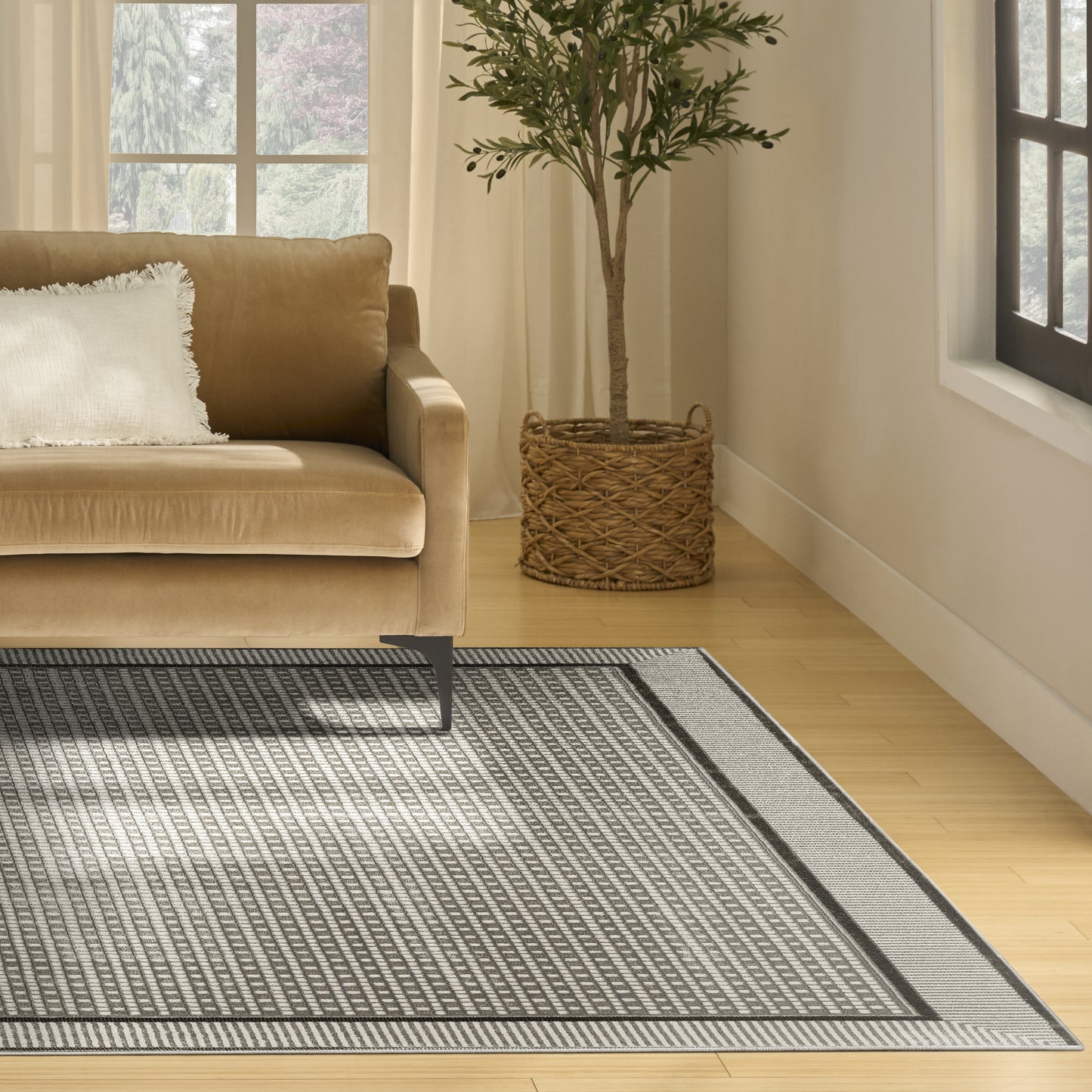 Nourison Home Nordic  Ivory Grey  Contemporary