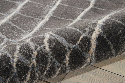 Nourison Home Maxell  Charcoal  Contemporary
