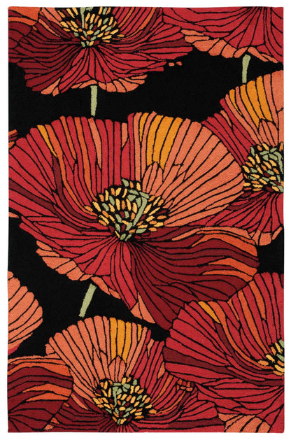 Nourison Home Fantasy  Black  Contemporary