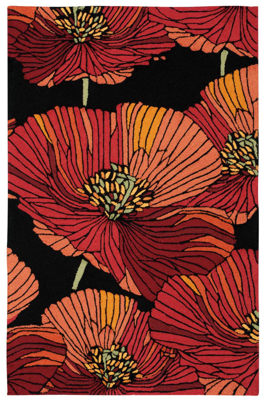 Nourison Home Fantasy  Black  Contemporary