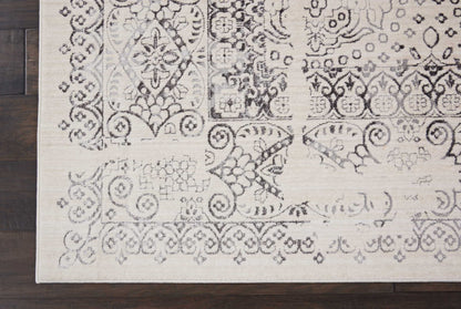 Nourison Home Silver Screen  Ivory Grey  Transitional