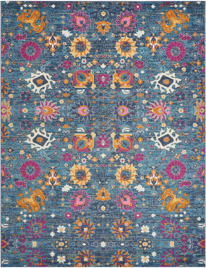 Nourison Home Passion PSN01 Denim Transitional Power-loomed Rugs