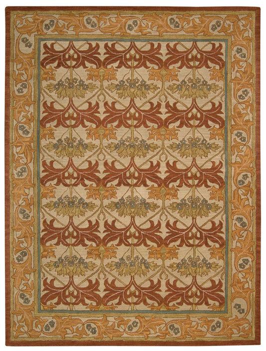 Nourison Home India House  Beige  Traditional