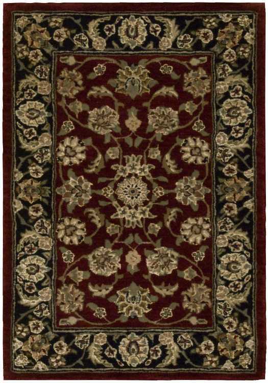 Nourison Home Nourison 2000 2002 Burgundy Traditional Tufted Rug