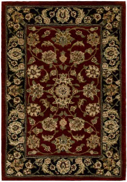 Nourison Home Nourison 2000 2002 Burgundy Traditional Tufted Rug