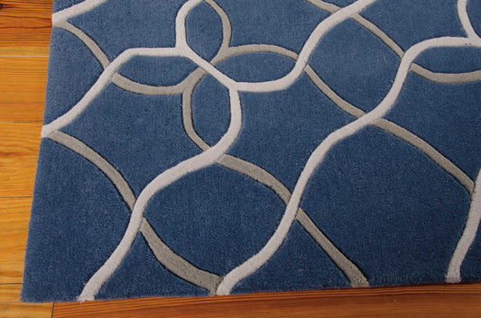 Nourison Home Contour  Denim  Contemporary