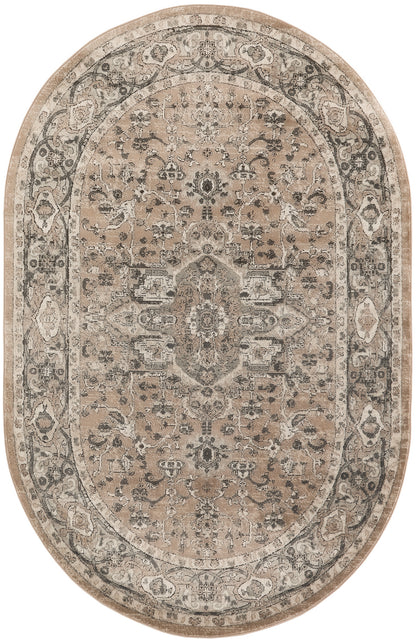 Nourison Home Quarry QUA05 Beige Grey Transitional Power-loomed Rugs