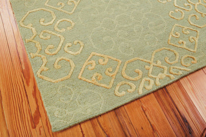 Nourison Home Ambrose  Light Green  Transitional
