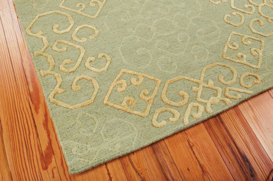 Nourison Home Ambrose  Light Green  Transitional