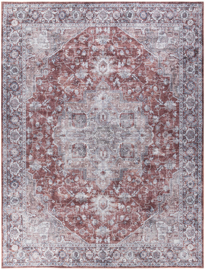 Nourison Home New Concept Washables  Ivory Brick  Traditional