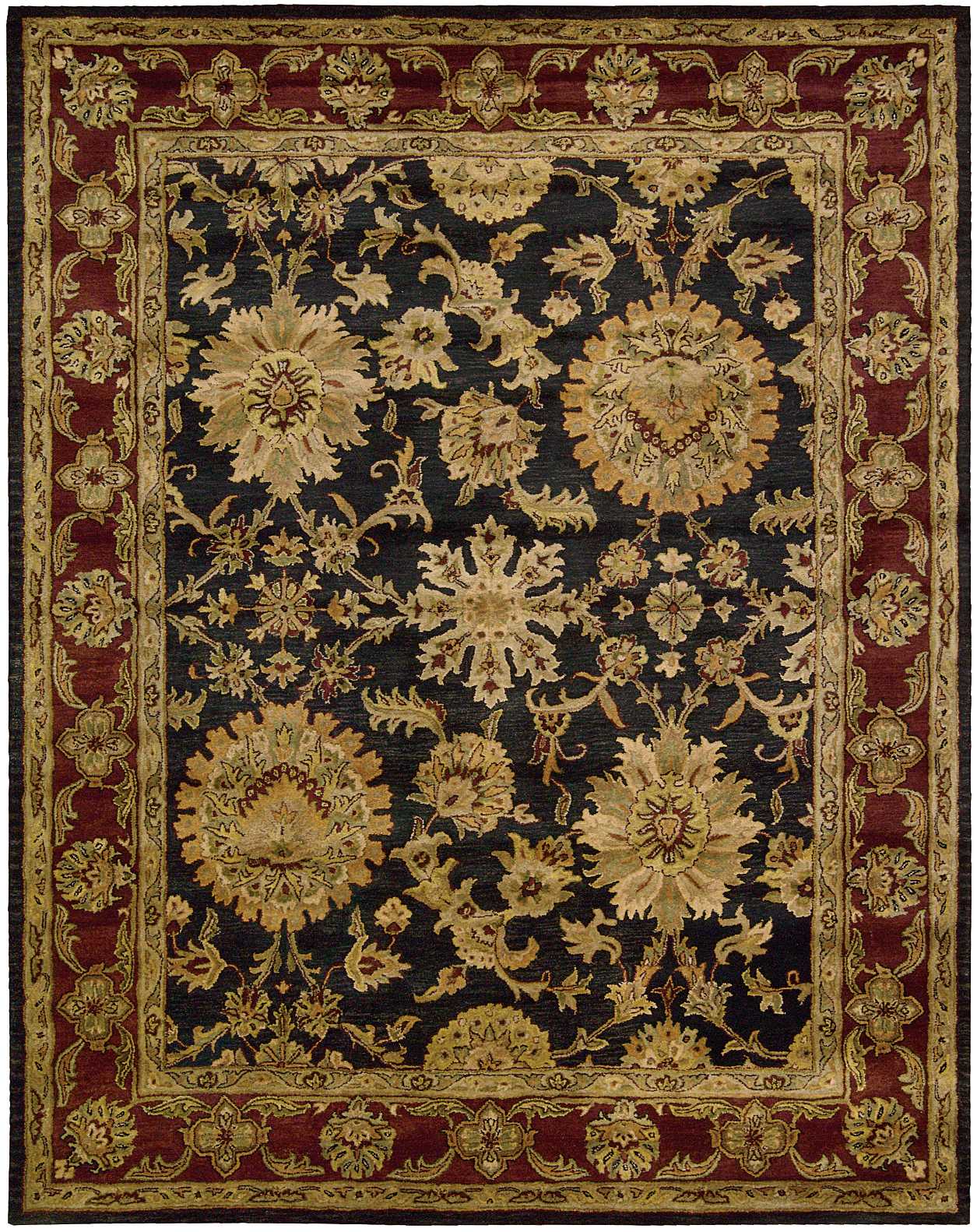 Nourison Home Jaipur  Black  Traditional