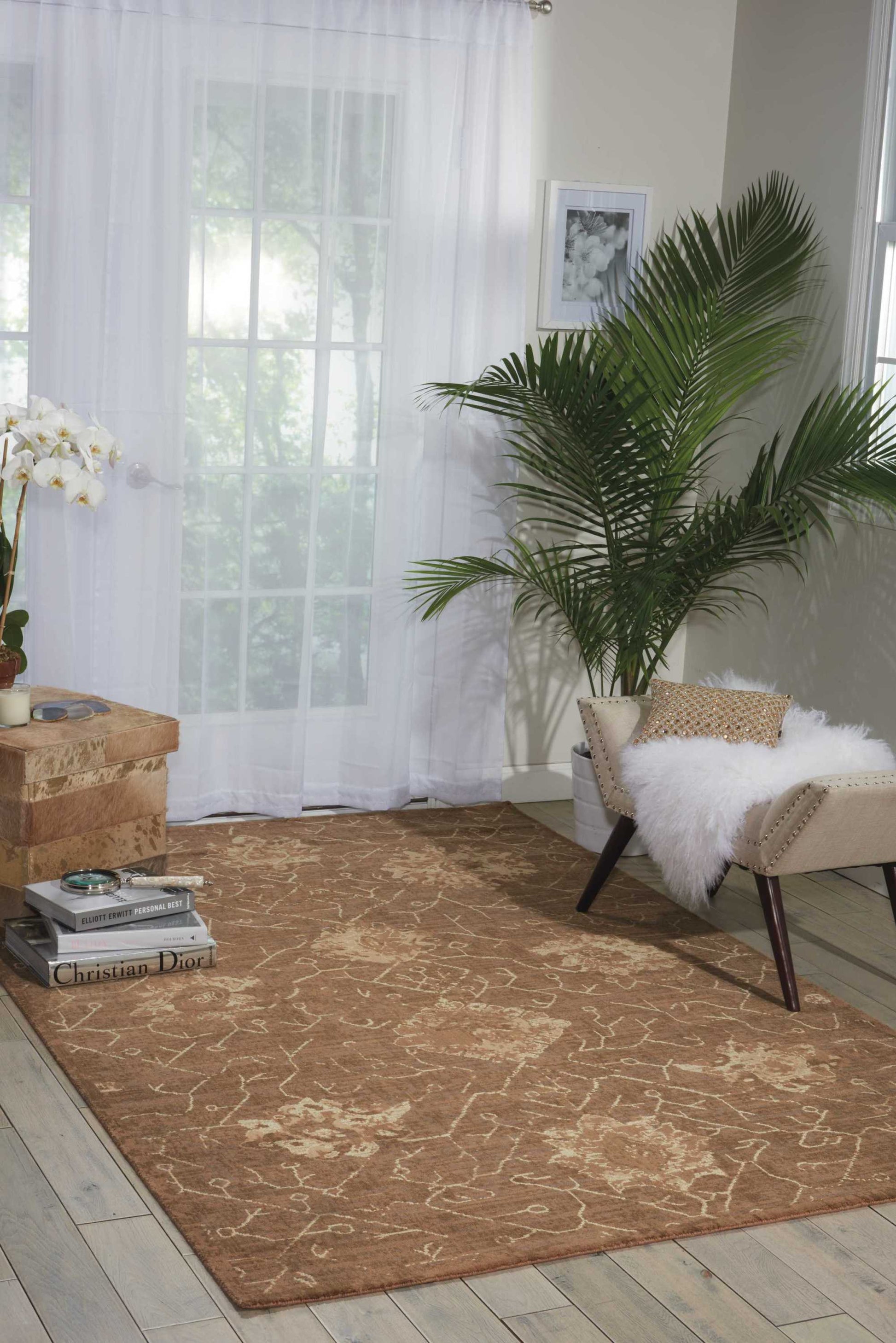 Nourison Home Silken Allure  Chocolate  Traditional