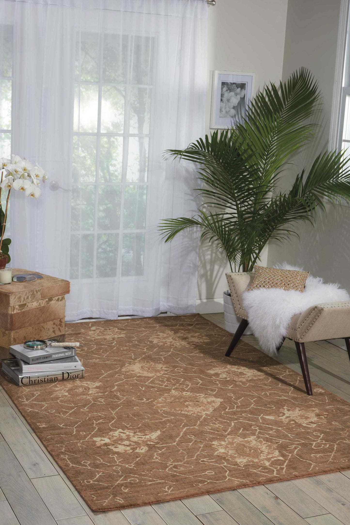 Nourison Home Silken Allure  Chocolate  Traditional