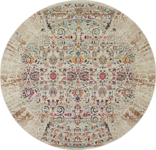 Nourison Home Vintage Kashan  Ivory  Traditional