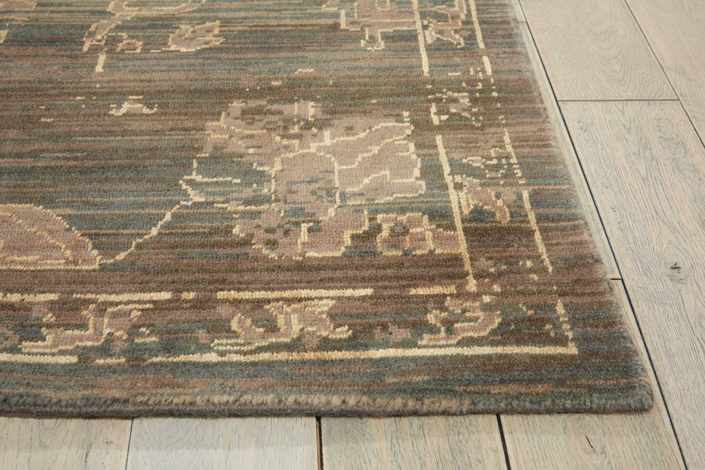 Nourison Home Silk Elements  Azure  Traditional