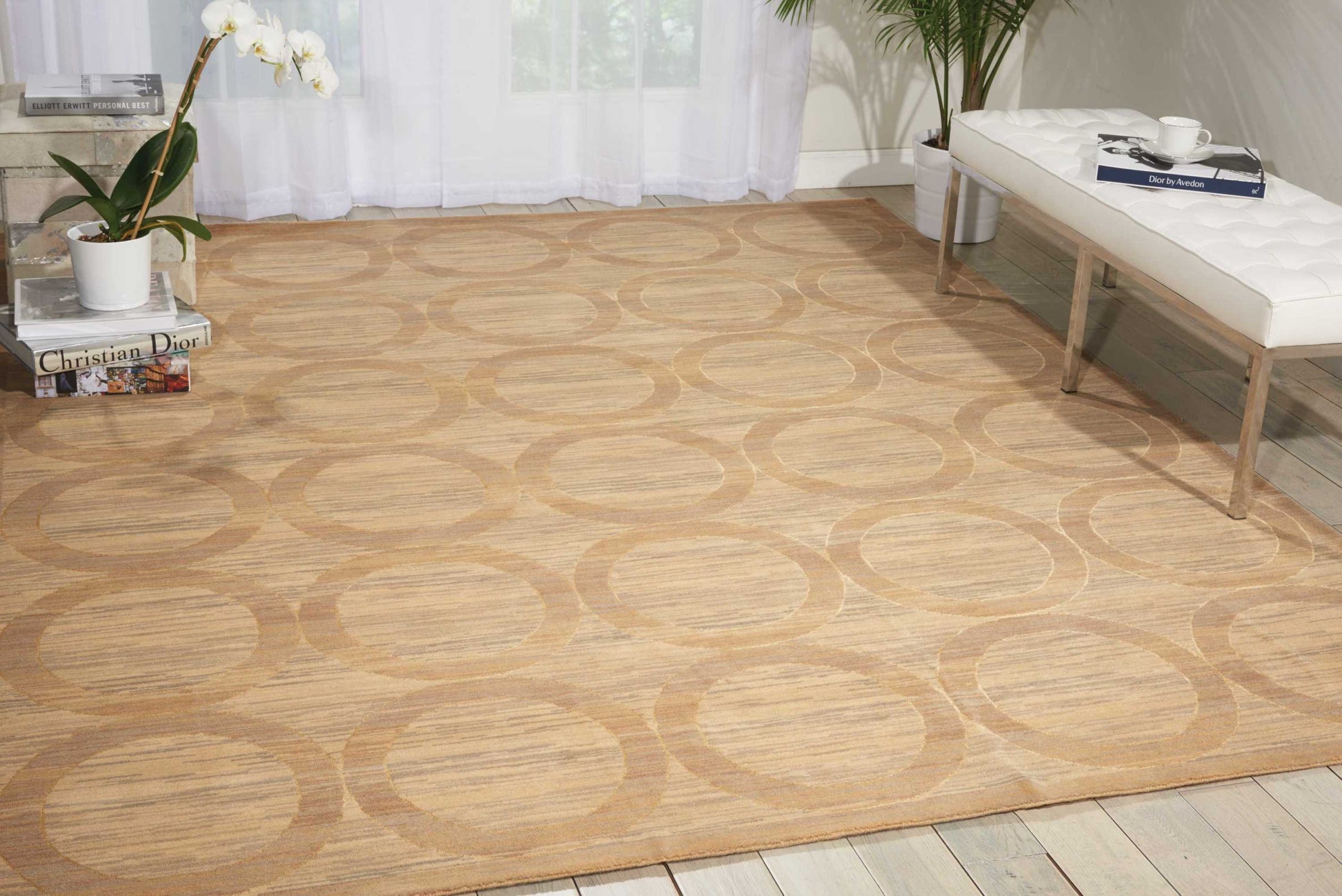 Nourison Home Silken Allure  Sand  Transitional