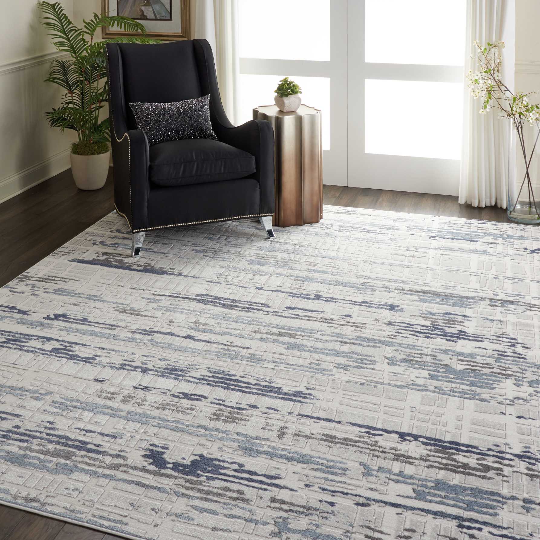 Nourison Home Urban Decor  Ivory Slate  Contemporary