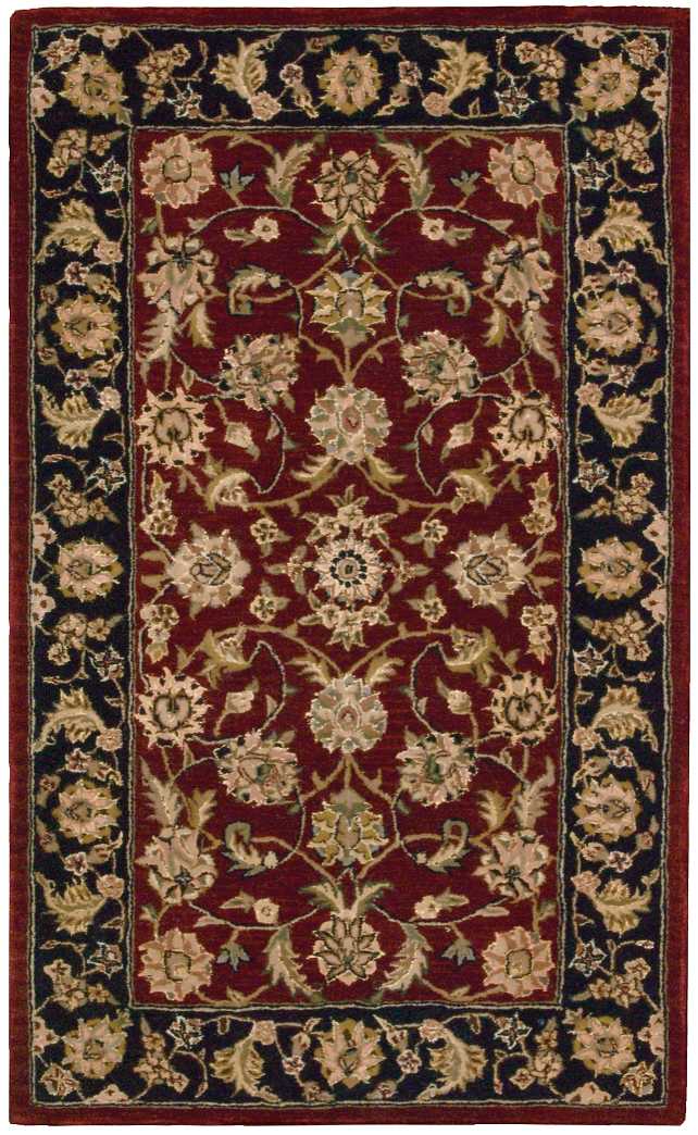 Nourison Home Nourison 2000 2002 Burgundy Traditional Tufted Rug