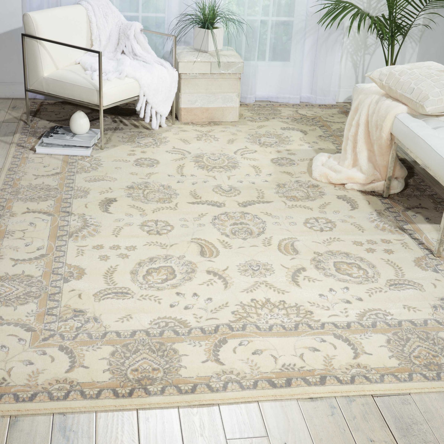 Nourison Home Persian Empire  Bone  Traditional